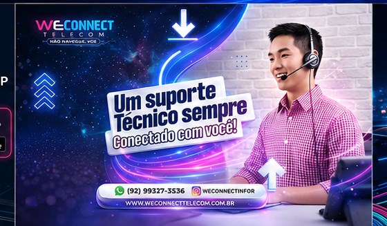 Suporte técnico WeConnect Telecom sempre conectado com você